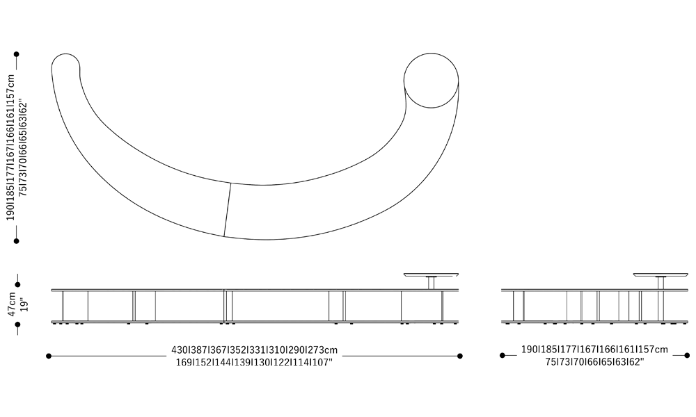 Imagen de las dimensiones principales del producto